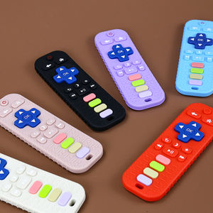 Bpa Free Soft Silicone Telefon Beißring Silikon Fernbedienung Beißring Form Silikon Beiß spielzeug Remote Beißring für Bab - Product Image 1