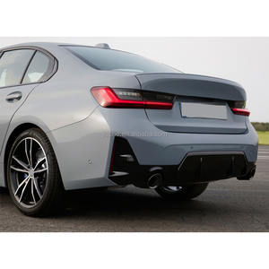 Difusor trasero parachoques barbilla alerón decoración de coche para <span class=keywords><strong>BMW</strong></span> 3 Series G20 G28 LCI <span class=keywords><strong>340</strong></span> <span class=keywords><strong>2023</strong></span> + parachoques trasero labio difusor Bodykit - Product Image 3