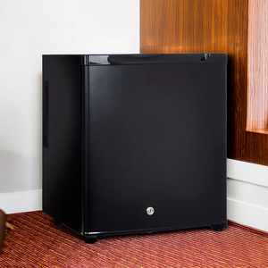 40 Liter Black Noise-Free Mini Fridge for Hotels Portable Power Source Beverage <b>Refrigerator</b> Compact Installation Thermoelectric - Product Image 1