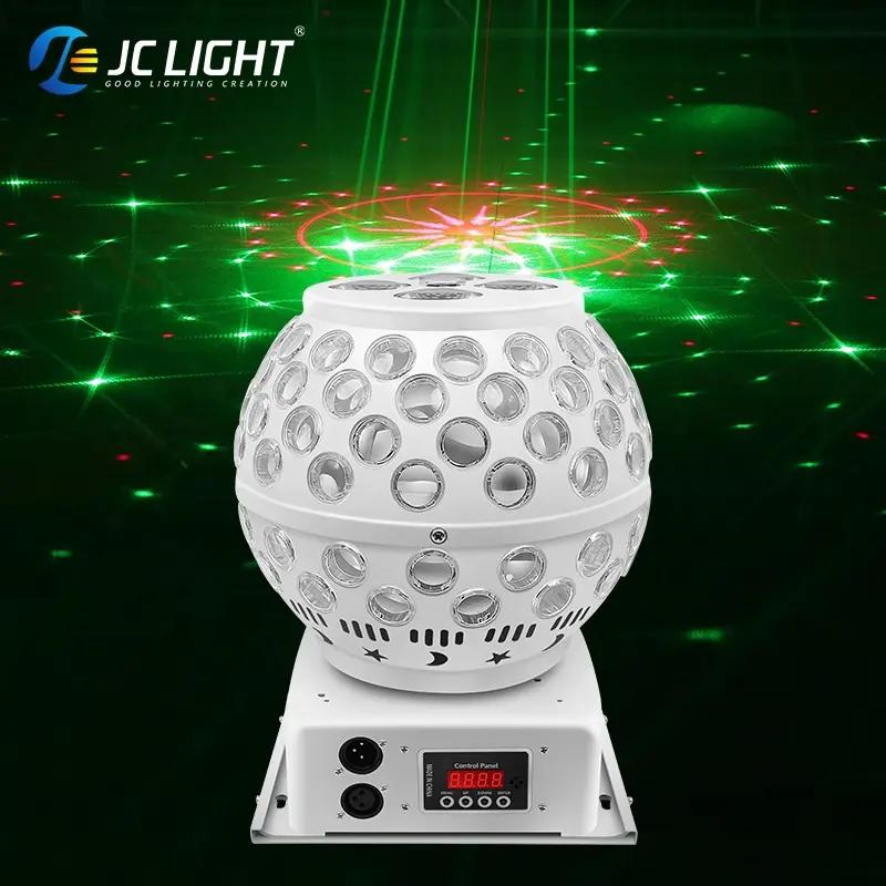 Nightclub Rotating Strobe Disco Ball Party Light Crystal Magic Effect Light