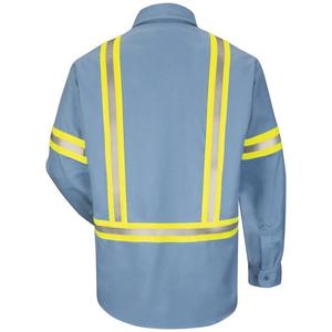 Vêtements de travail personnalisés à manches longues pour hommes et femmes, uniforme Hi Vis, chemise de travail, veste de sécurité, veste réfléchissante, vêtements de travail, vente en gros - Product Image 5