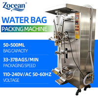 Machine de remplissage et de scellage automatique tout-en-un pour sachets de lait, de sauce soja et d'eau potable avec purificateur d'eau par osmose inverse
