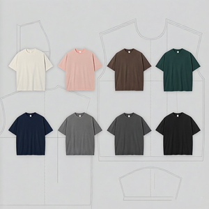 T-Shirt Vintage di Alta Qualità Personalizzata 275GSM, 100% Cotone, Oversize, Stile Streetwear Unisex - Product Image 3