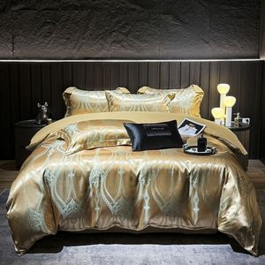 Juego <span class=keywords><strong>de</strong></span> Sábanas <span class=keywords><strong>de</strong></span> Lujo Nórdicas en Satén, con Diseño Floral Jacquard, 600 Hilos, Poliéster, Personalizable - Product Image 2