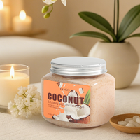 Exfoliante Corporal y Facial Suave 2 en 1 de 300G con Aloe Vera, Rosa, Coco y Aguacate, Nutritivo y Natural, Envío Rápido