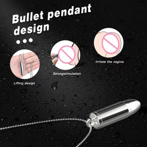 Kalung Vibrator Mini Peluru Baja Anti Karat MS Wholesale untuk Wanita, Kotak Mainan Seks untuk Pria - Product Image 5