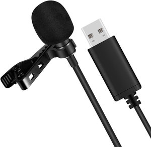 Cho podcasting USB Lavalier <span class=keywords><strong>Microphone</strong></span> video ghi âm cho máy tính xách tay, cắm và chơi Clip-on USB <span class=keywords><strong>Microphone</strong></span> - Product Image 1