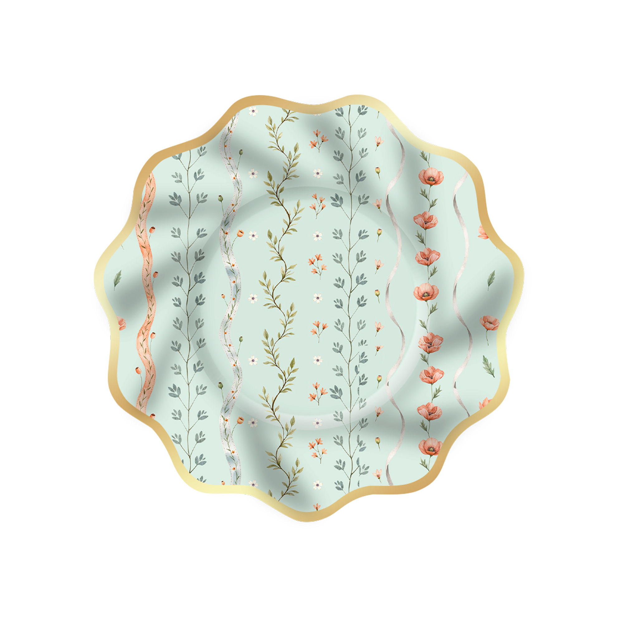 Plato de papel de 10.5 pulgadas * 8 unidades