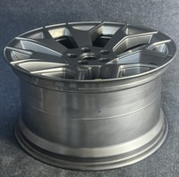 Rines Forjados de 1 Pieza 1910 19x10 5x114.3 64.1 Gris Metálico de 7 Radios, Estilo OEM para Tesla Model Y y Model 3