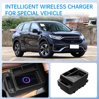 CARSOUL Chargeur sans fil rapide pour voiture 15W QC3.0 pour Civic Accord Inspire City Center Console Charging Pad