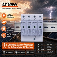 Parafoudre industriel triphasé CE T2 20KA-40KA 4P AC 385V/420V pour protection contre les surtensions