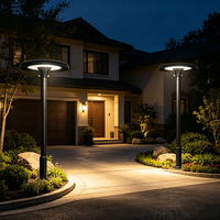 Lampe de jardin LED en aluminium 100W 80W 120W, étanche IP65, pour la décoration de cour et de chemin, directement de l'usine