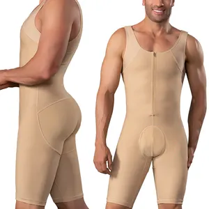 Fase 2 compressione per tutto il corpo ad alta compressione controllo della pancia Colombianas Fajas Reductoras Post chirurgia Op uomini Shapewear pantaloncini