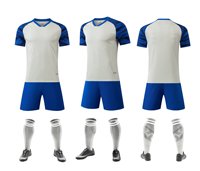 Maillots de football verts personnalisables avec logo, rayures, respirants, uniformes d'entraînement de football d'été, 100% polyester, évacuation de l'humidité