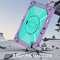Solution de protection pour tablette, étui de style armure à trois couches, housse antidérapante pour Samsung Tab S12 Plus, éducation, industrie