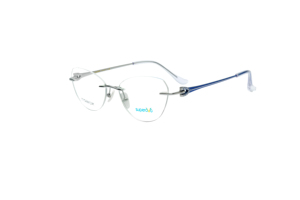 Superovo thời trang cao cấp Unisex <span class=keywords><strong>Titanium</strong></span> kính quang học kim cương thiết kế không có vành màu xám hình bầu dục cận thị hàng ngày mặc nhà máy trực tiếp - Product Image 5