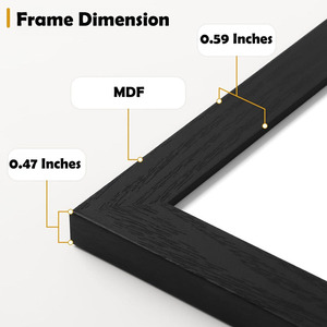 Lot de 10 cadres <span class=keywords><strong>photo</strong></span> multi-tailles pour <span class=keywords><strong>collage</strong></span> mural, décoration murale, présentoir de table, ensemble de galerie pour la famille - Product Image 4