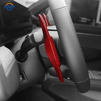 Pour KIA EV9 GT-Line 2023 2024 2025 volant de voiture en Fiber de carbone Paddle Shift accessoires décoratifs