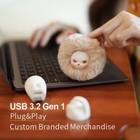 Flashdisk USB Kartun Lucu USB 3.2 Kecepatan Tinggi Memory Stick Hadiah Perusahaan Logo Kustom USB Drive
