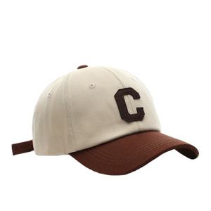 Vente en gros de casquettes de camionneur, nouvelle casquette de baseball bicolore, 6 panneaux, logo personnalisé pour hommes et femmes - Product Image 4