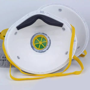 Sangles de tête <span class=keywords><strong>FFP2</strong></span> Protège-dents en forme de coupe <span class=keywords><strong>Masque</strong></span> respiratoire à particules <span class=keywords><strong>avec</strong></span> valve respiratoire pour la protection des adultes Sécurité personnelle - Product Image 5