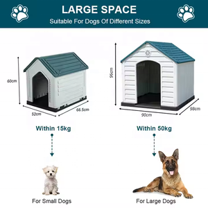 <span class=keywords><strong>Casa</strong></span> para Perros Moderna y Lujosa, Diseño Sólido, <span class=keywords><strong>Casa</strong></span> para Mascotas de Exterior con Espacio Confortable y Estructura Resistente para Perros Grandes - Product Image 5