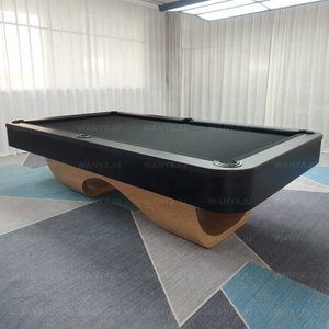 Table de billard de 8 <span class=keywords><strong>pieds</strong></span> ou 9 <span class=keywords><strong>pieds</strong></span> pour adultes, <span class=keywords><strong>jeu</strong></span> de sport <span class=keywords><strong>d</strong></span>'intérieur, nouveau design, aspect élégant, taille personnalisée, <span class=keywords><strong>avec</strong></span> pare-chocs <span class=keywords><strong>élastique</strong></span>s - Product Image 5