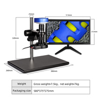 MSD417-4KV2-22 Industrial Digital Microscope with 4K Camera and 22 Inch Display Continuous Zoom for PCB Inspection and Soldering