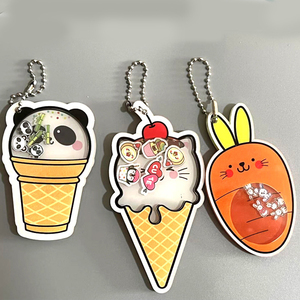 Hot Bán Tùy Chỉnh Phim Hoạt Hình Phim Hoạt Hình Móc Khóa Dễ Thương Kawaii Cavy Acrylic Shaker Móc Khóa Động Vật Trong Suốt Thiết Kế Cho Lắc - Product Image 3