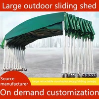 Tente mobile pliable en acier résistant aux intempéries, abri de stockage extérieur portable pour événements, parking, jardin, usage commercial