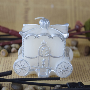 Vela de cumpleaños calabaza <span class=keywords><strong>princesa</strong></span> <span class=keywords><strong>Cenicienta</strong></span> carruaje cera boda fiesta aniversario Día de San Valentín favores velas decorativas - Product Image 4