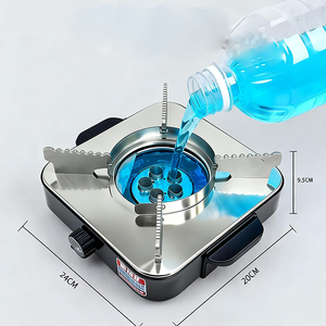 Huile minérale écologique Deyanhaohuo 500g Bouteille bleue pour la maison, les restaurants et le camping - Product Image 1