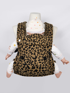 Marsupio Ergonomico per Neonati in Cotone con Stampa Leopardata, Porta Bebè Frontale e Posteriore, Fornitore di Fabbrica - Product Image 1