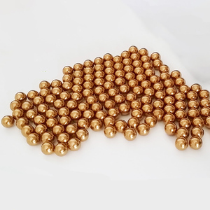1mm 2mm 3mm 4mm 5mm küçük katı pirinç Metal top boncuk zincir için - Product Image 6