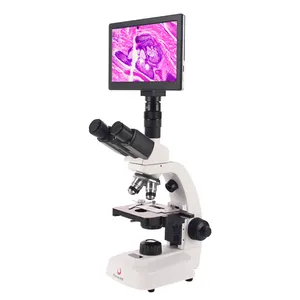 Phenix BMC50-A3 40X-2500X microscopio digitale portatile per attrezzature da laboratorio con schermo lcd microscopio biologico trinoculare