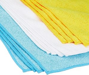 NOVISON Y-1213-49 Paquete de 36 Toallas de Microfibra y Felpa de Coral de 40x40cm, 300/400gsm, para Limpieza Comercial y Lavado de Autos - Product Image 2