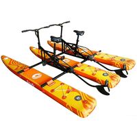 Bateau flottant plat de style SUP à deux places, cadre en aluminium, PVC double couche, pour la mer, rangement facile, de Chine, Lumark
