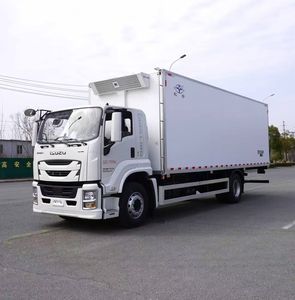 Camion <span class=keywords><strong>frigorifique</strong></span> Isuzu 4X2, capacité de charge 11-20T, 7,6 mètres, diesel, transmission manuelle, neuf, <span class=keywords><strong>transport</strong></span> d'aliments surgelés - Product Image 2