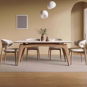 <span class=keywords><strong>Tavolo</strong></span> Moderno e Semplice con Piano <span class=keywords><strong>in</strong></span> Pietra, <span class=keywords><strong>per</strong></span> Uso Commerciale, Alberghiero e Domestico, con Gambe <span class=keywords><strong>in</strong></span> <span class=keywords><strong>Legno</strong></span> Massello - Product Image 3