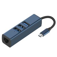 Alta velocidad 4 1 Data Hub USB 3,0 Transferencia 10GB Archivos Segundos Ethernet RJ45 + USB3.0x1 + USB2.0x3 Teclado compatible Ratón, etc.