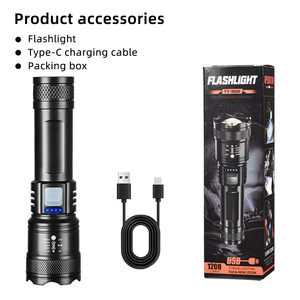 P50 Telescopic Zoom ngân hàng điện không thấm nước có thể sạc lại USB <span class=keywords><strong>LED</strong></span> Tactical <span class=keywords><strong>Torch</strong></span> làm việc ánh sáng đèn lồng ngoài trời đèn Pin - Product Image 6