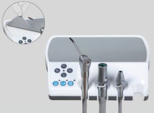 Poltrona Odontoiatrica Buffalo con Motore DC, Luce LED, Sputacchiera in Ceramica, Vassoio in Alluminio, Braccio Assistente, Riscaldamento e Fornitura d'Acqua - Product Image 6