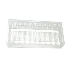 Security Vacuum Formed Packaging Ampules Vial Plastic Blister Tray