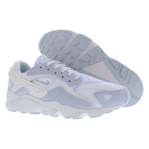 Zapatillas Nike Air Huarache Runner para hombre, color blanco cumbre/plateado metalizado, de cuero genuino con plantilla EVA, 100% auténticas - Product Image 5