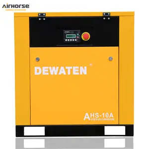 7.5Kw 10HP 380v 220v Stationary Smart Screw Air Compressor For Industrial usage