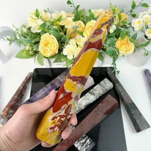 Wholesale Crystals Healing Stones Mixed Material Large Size Tower Crystal Rose Quartz Point Wand Tower For Decorations