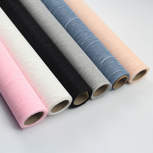 Hot bán 50cm * 5Y cán lưới <span class=keywords><strong>polyester</strong></span> hoa giấy gói cho hoa bó hoa bao bì - Product Image 3
