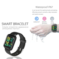 Lemfo — montre connectée 116 plus, écran oled HD, numérique, rappel d'appel, moniteur de sommeil, alarme mclock, pour sport, nouveau