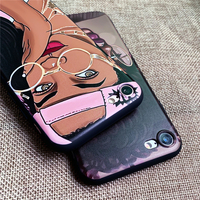 Coque de Téléphone Peinte Série Filles Douces et Mignonnes, Fini Mat, pour iPhone 13 14 15 16E 17