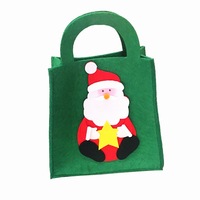 Sacs cadeaux de Noël en feutre coloré, grande taille 35x30x10cm, sacs cadeaux en vrac pour bonbons